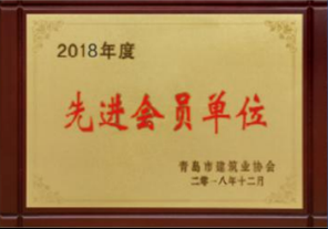 2018年度先进会员单位